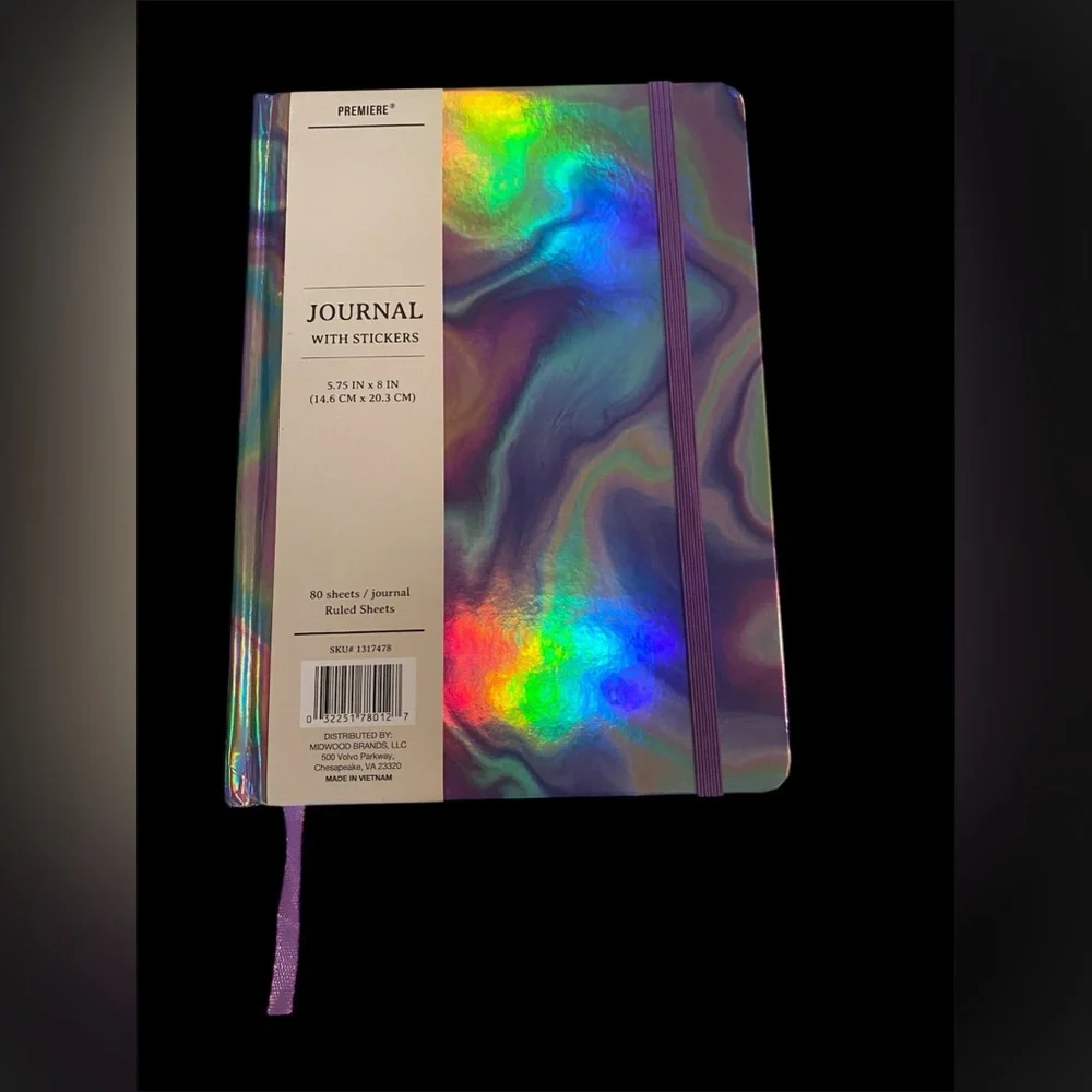 Holographic Journal with Stickers